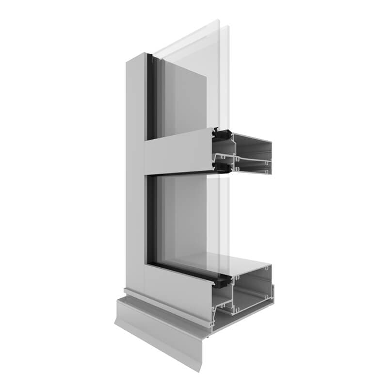 AGS Commercial 629 Flushline Double Glazed (150mm) product image from official Capral source.