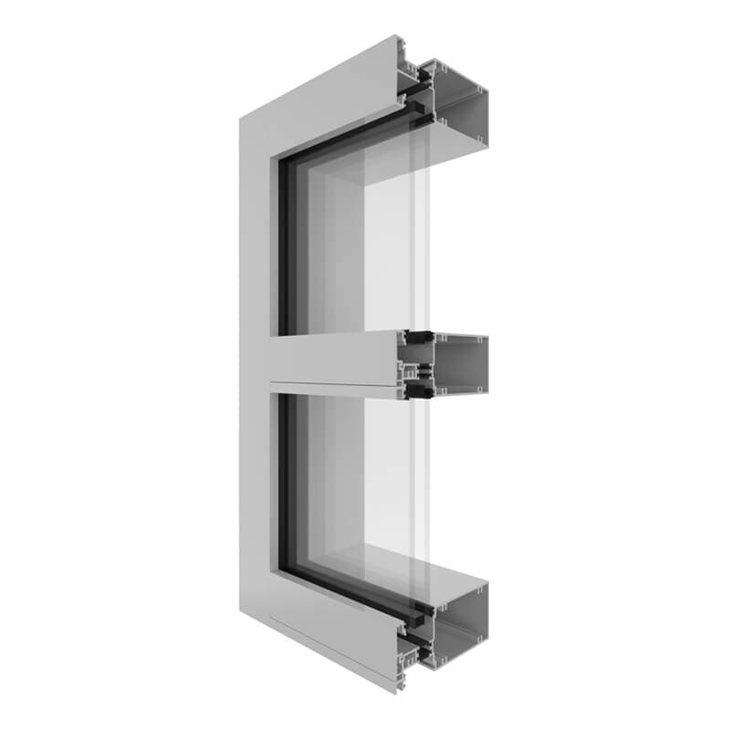Futureline 629TB Front Glazed Framing System (150mm) product image from official Capral source.