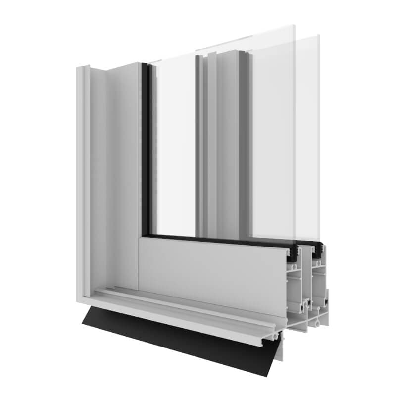 Urban 284L Light Sliding Door product image from official Capral source.