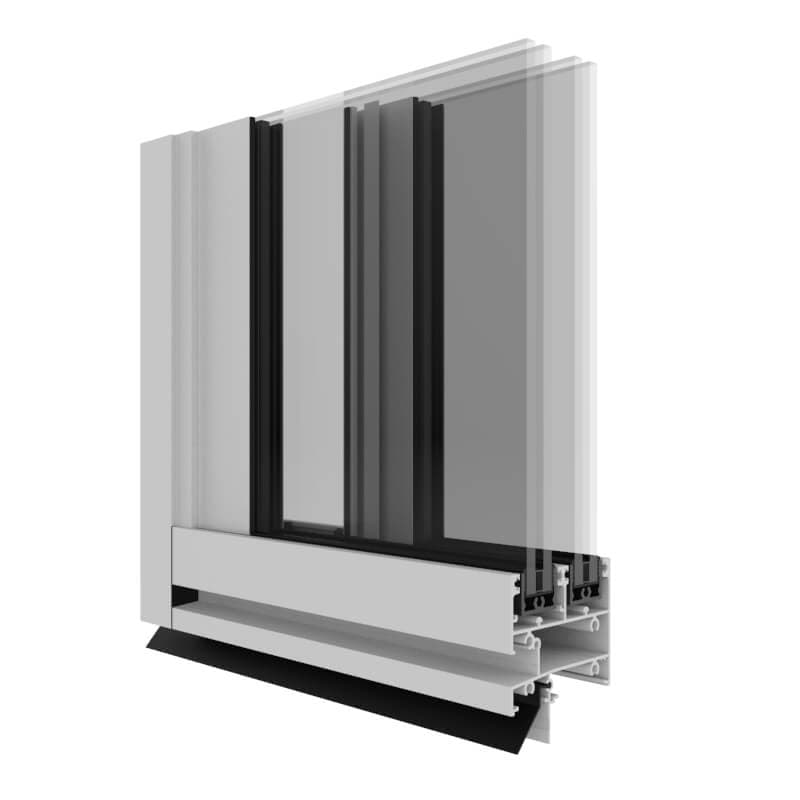 Urban Plus 390 Sliding Window product image from official Capral source.