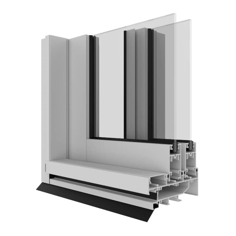 Urban Plus 394 Sliding Door product image from official Capral source.