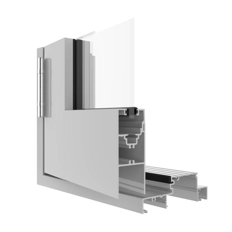 Urban Plus 397 Hinged Door product image from official Capral source.