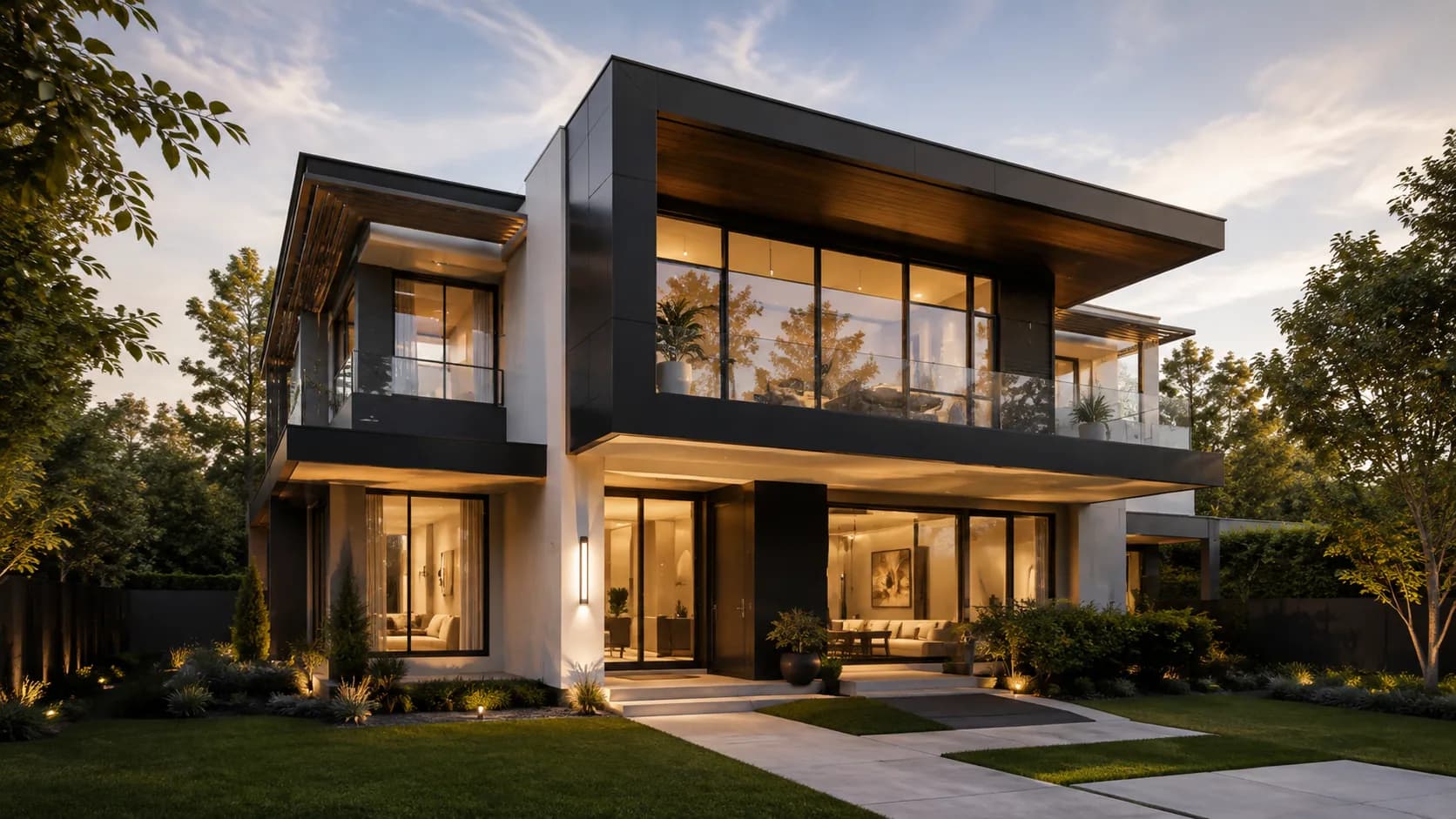Architectural residential application illustrating the Artisan system range