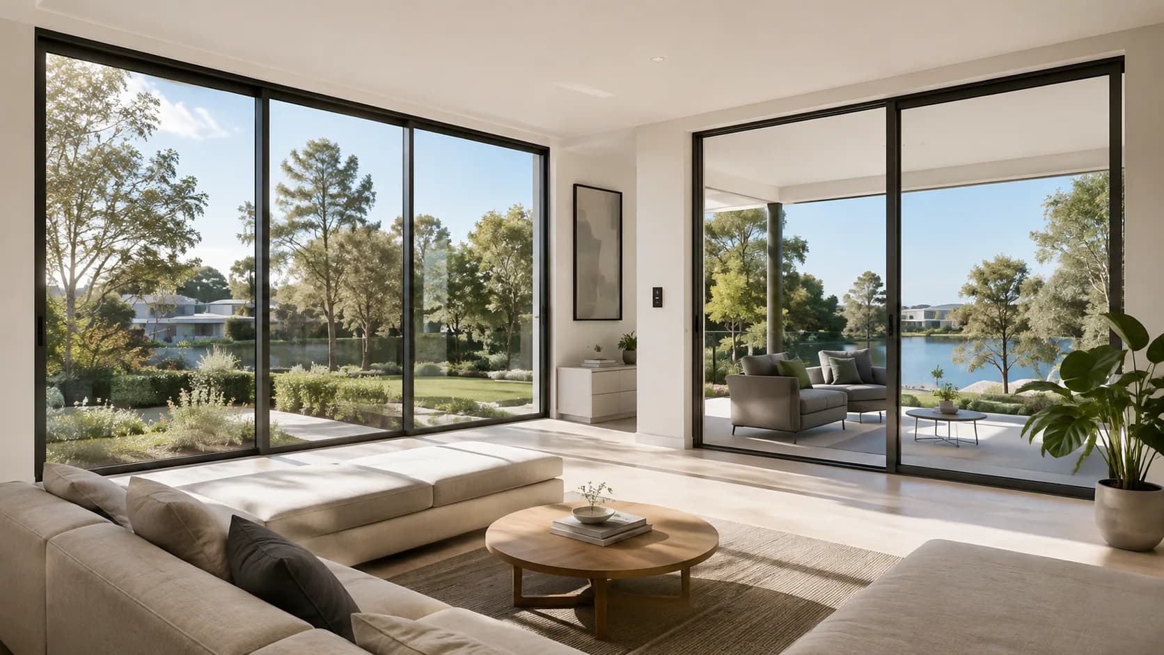 Energy-conscious residential application illustrating the Urban Comfort system range