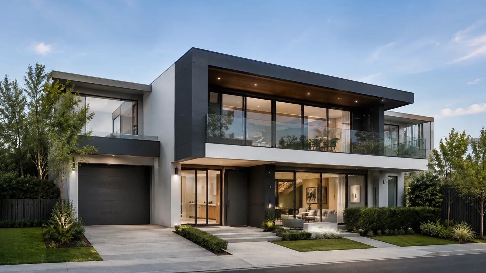 Premium residential application illustrating the Urban Plus system range