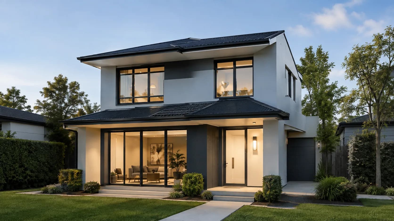 Contemporary residential application illustrating the Urban system range