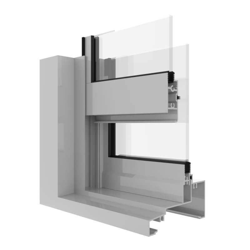 AGS Commercial 481 Double Hung Window product image from official Capral source.