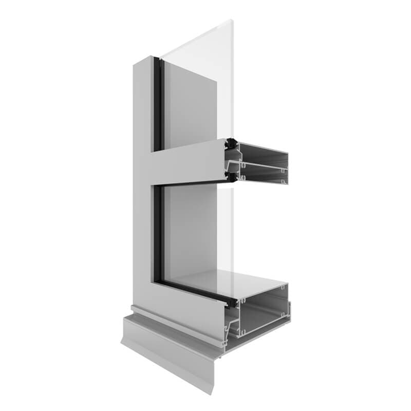 AGS Commercial 619 Single Glazed (150mm) product image from official Capral source.