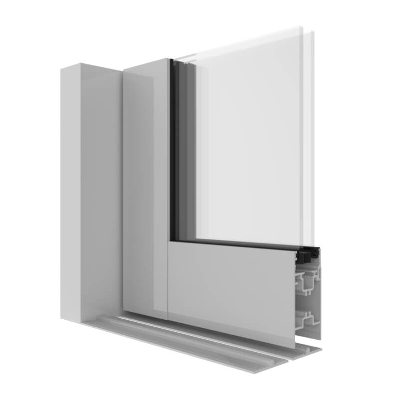 AGS Commercial 225 Sliding Door product image from official Capral source.